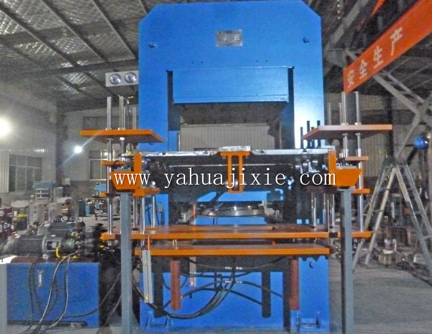 500Tplc控制自動(dòng)推出，帶自動(dòng)頂出框式硫化機(jī)